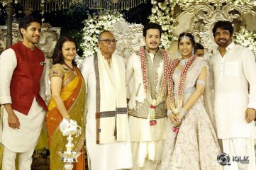 Akhil Akkineni and Shriya Bhupal Engagement Photos
